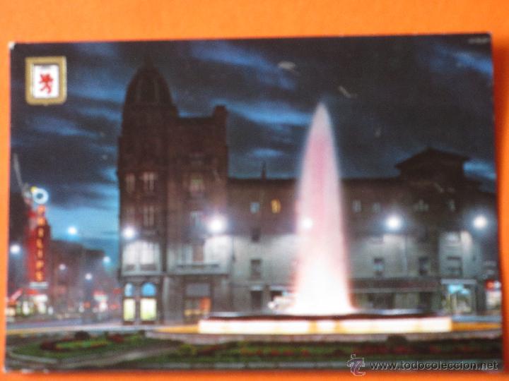Postales: POSTAL - LEON - PLAZA SANTO DOMINGO - CASANOVAS - NO CIRCULADA