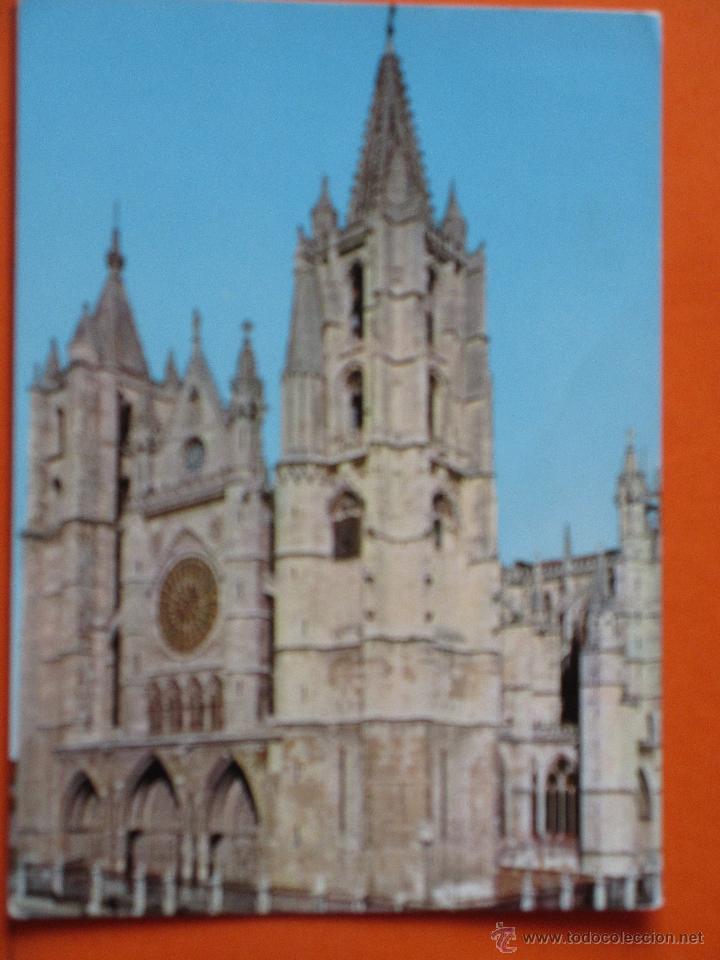 Postales: POSTAL - LEON - CATEDRAL - ALARDE -  IRCULADA EN 1969