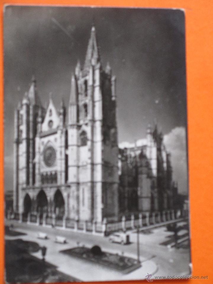 Postales: POSTAL - LEON - CATEDRAL  - ARTIGOT - CIRCULADA
