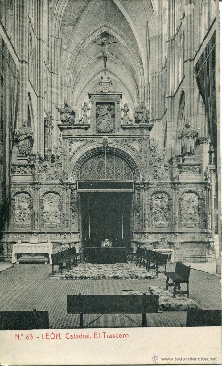 Postales: LEON-CATEDRAL-EL TRASCORO--THOMAS - Foto 1