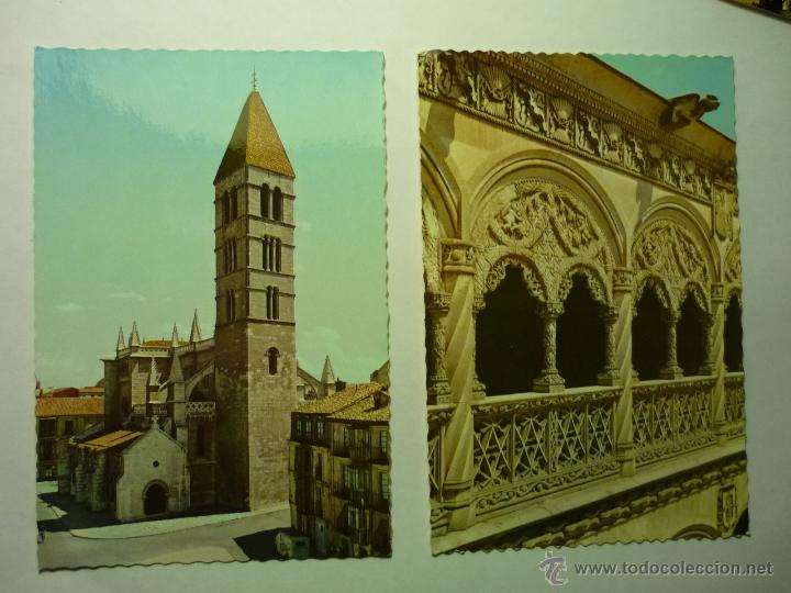 Postales: lote postales valladolid.-iglesia de la antigua- patio colegio s.gregorio