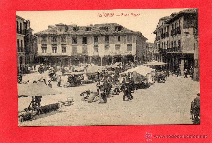 Postales: astorga. plaza mayor. postales ortiz - Foto 1