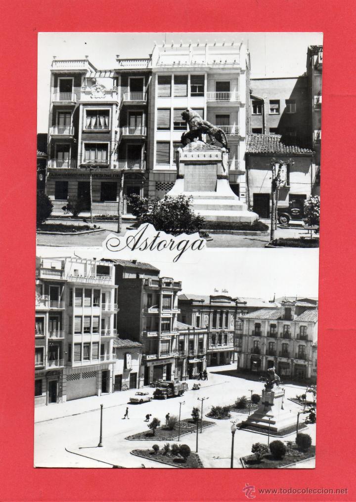 Postales: astorga. 29 monumento a los sitios. ed. par&iacute;s - Foto 1