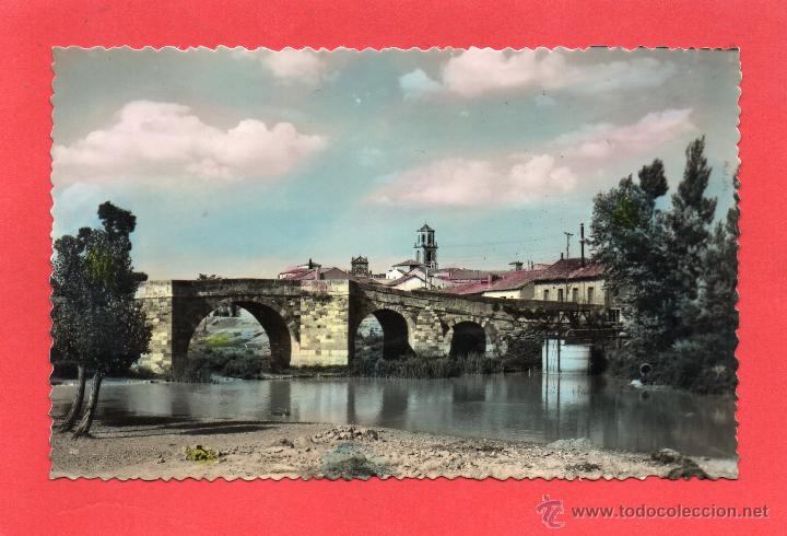 Postales: sahagun. 4 puente canto. la grecor
