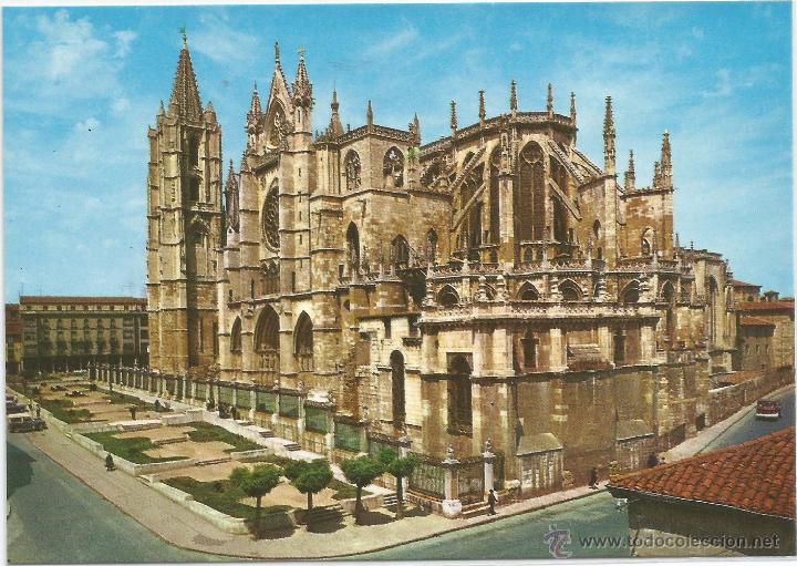 Postales: LEON N&ordm; 2015 .- CATEDRAL, ABSIDE .- EDICIONES ARRIBAS .- SIN CIRCULAR - Foto 1