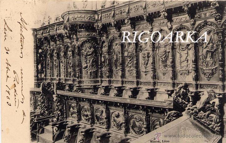 Postales: LE&Oacute;N, MINON- SILLERIA - Foto 1