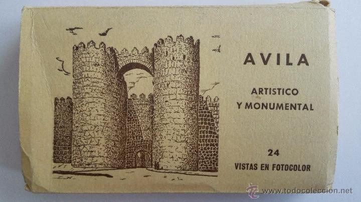 Postales: BLOQUE POSTALES DE AVILA CON 24 VISTAS EN FOTOCOLOR