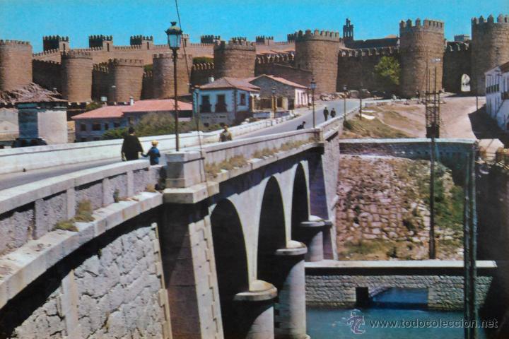 Postales: AVILA - PUENTE SOBRE EL ADAJA - Foto 1