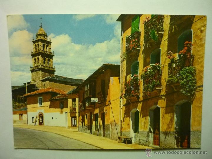 Postales: POSTAL PONFERRADA.-BARRIO S.ANDRES-BASILICA NTRA.SRA.ENCINA-ESCRITA