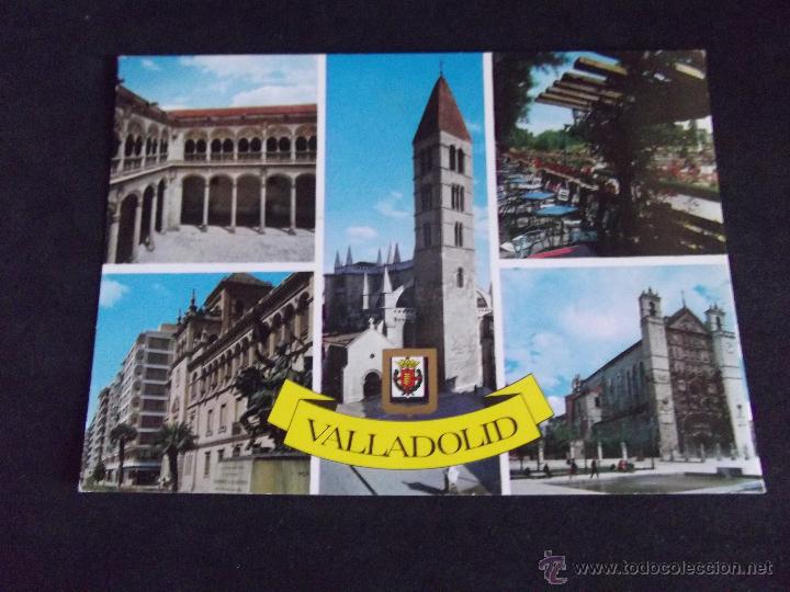 Postales: VALLADOLID-V31-N&ordm;62-PATIO SAN GREGORIO-LA ROSALEDA-STA MARIA DE LA ANTIGUA-PASEO DE ZORRILLA