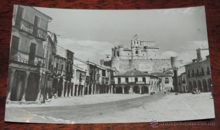 Postales: FOTO POSTAL DE TUR&Eacute;GANO (SEGOVIA). PLAZA DE ESPA&Ntilde;A.N.5, (ED. J. BORREGUERO), NO CIRCULADA