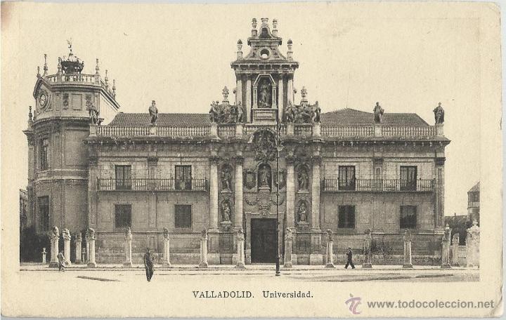 antigua postal de valladolid fachada de la univ - Compra venta en  todocoleccion