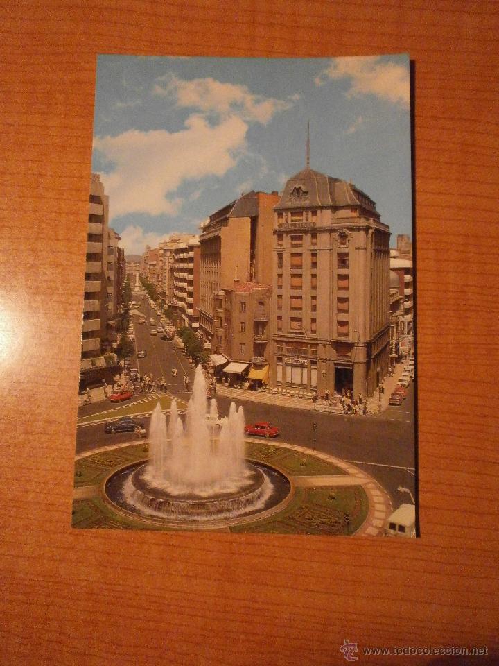 Postales: POSTAL LEON PLAZA DE SANTO DOMINGO  SIN CIRCULAR