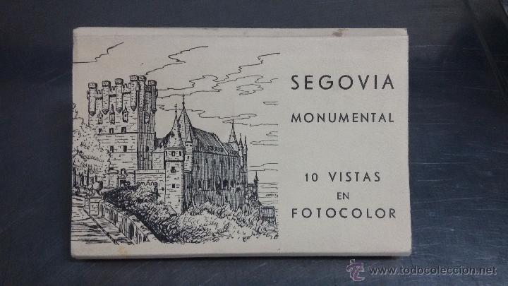 Postales: CARNET POSTAL DE10 POSTALES DE SEGOVIA MONUMENTAL EN FOTOCOLOR