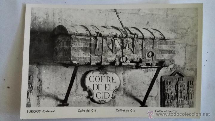 Postales: BURGOS - CATEDRAL, COFRE DEL CID - Foto 1