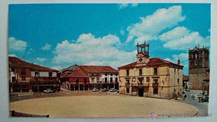 Postales: POSTAL RIAZA - PLAZA DEL GENERALISIMO - Foto 1