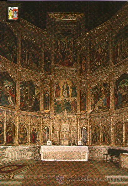 Postales: Avila - 54 Catedral - Retablo Altar Mayor