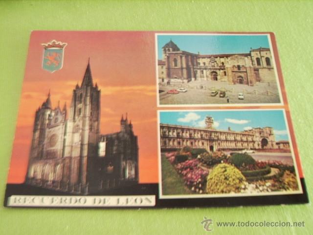 Postales: LEON --CATEDRAL,SAN ISIDORO,SAN MARCOS --