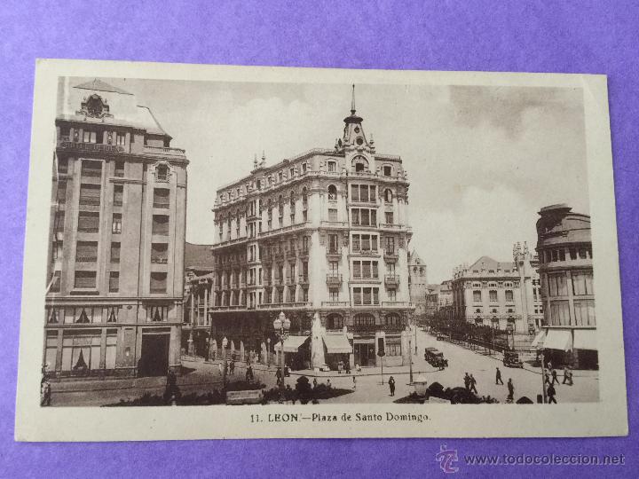 Postales: LEON - PLAZA DE SANTO DOMINGO - Foto 1