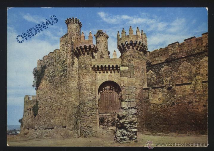 Postales: LE-0380- LE&Oacute;N. PONFERRADA. CASTILLO DE LOS TEMPLARIOS - Foto 1