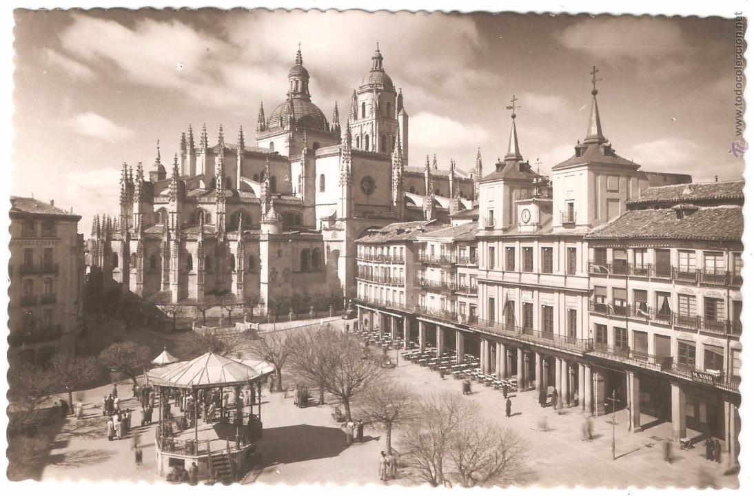 Postales: SEGOVIA PLAZA DEL GENERAL FRANCO