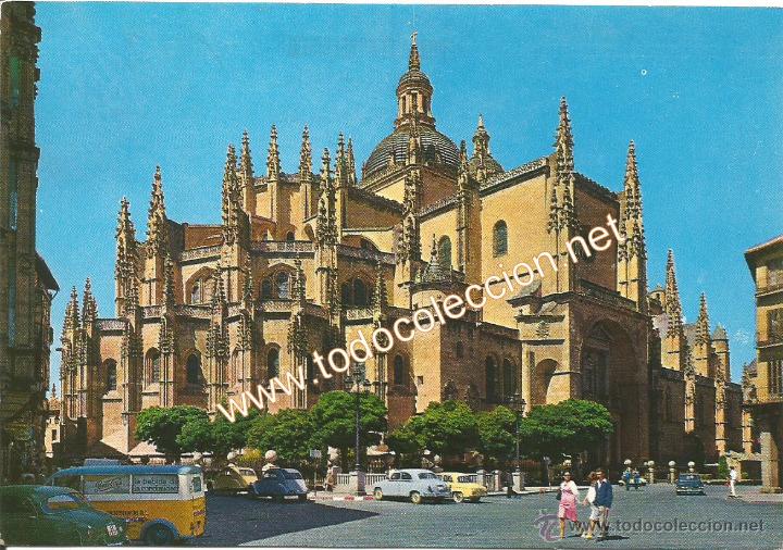 Postales: SEGOVIA - LA CATEDRAL (POSTAL DE 1968) - Foto 1
