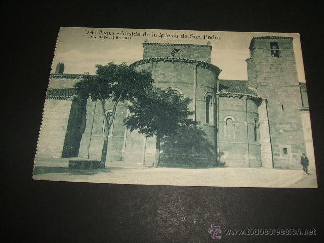 Postales: AVILA ABSIDE DE LA IGLESIA DE SAN PEDRO - Foto 1