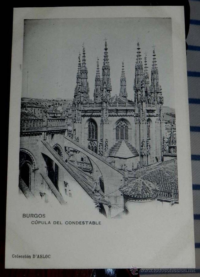 Postcards: POSTAL DE BURGOS,CARTUJA, CUPULA DEL CONDESTABLE, COLECCION D&acute;ASLOC, ED. HAUSER Y MENET, REVERSO SIN