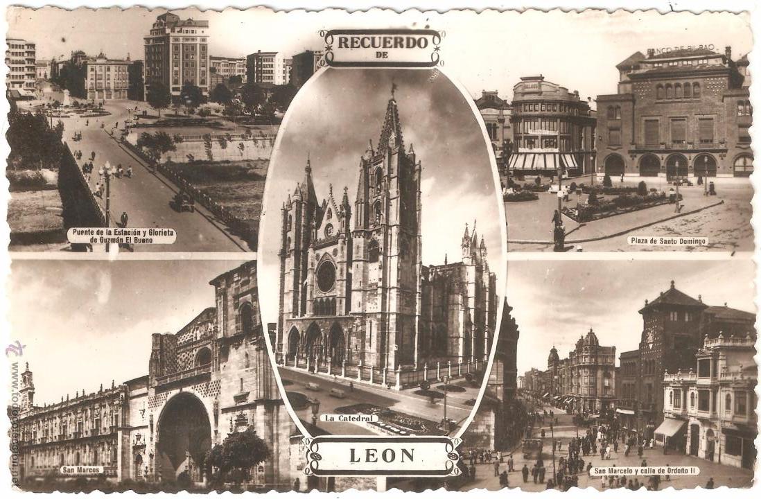 Postales: Recuerdo de Leon 1951