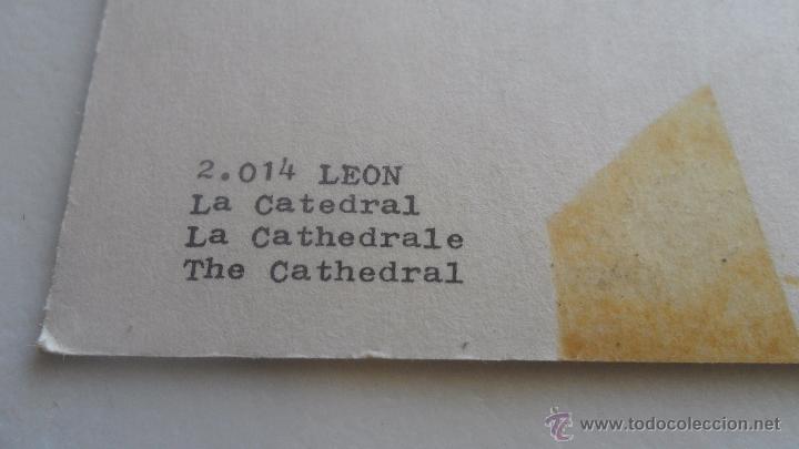 Postales: postal de leon la catedral n&ordm; 2014 - Foto 3