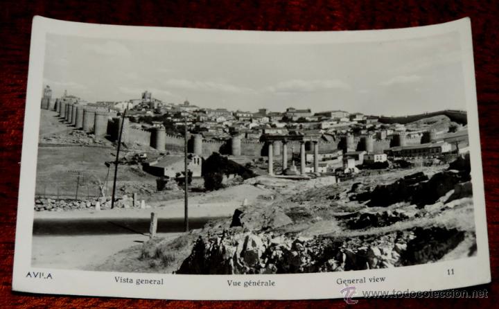 Postales: FOTO POSTAL DE AVILA, VISTA GENERAL, N. 11, ED. MANIPEL, NO CIRCULADA, ESCRITA.