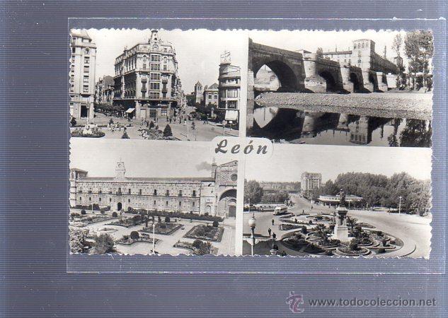 Postcards: TARJETA POSTAL DE LEON - VARIOS ASPECTOS DE LA CIUDAD. 502. EDICIONES ARTIGOT