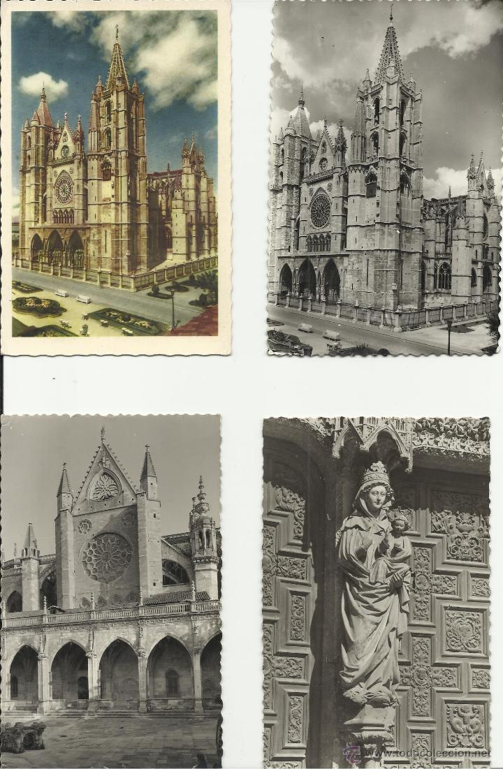 Postales: ANTIGUA COLECCION DE 9 POSTALES DE LEON VER FOTOS