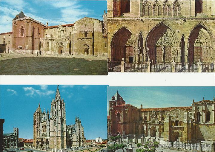 Postales: COLECCION DE 14 POSTALES DE LEON VER FOTOS