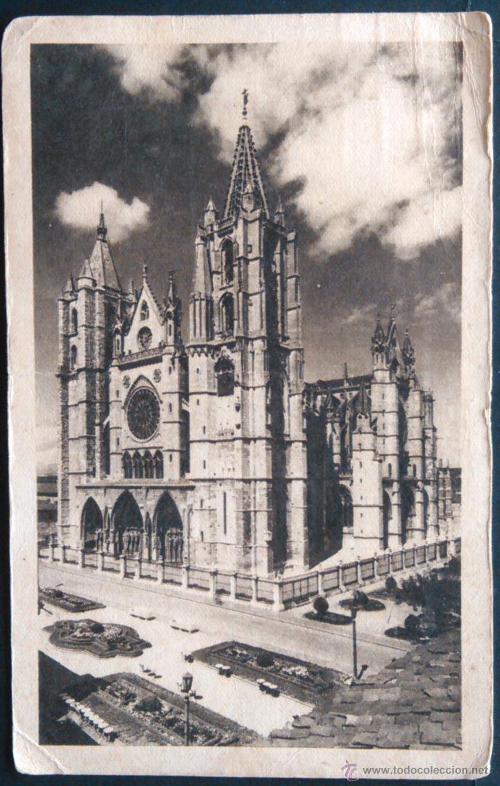 Postales: LEON - CATEDRAL - Foto 1