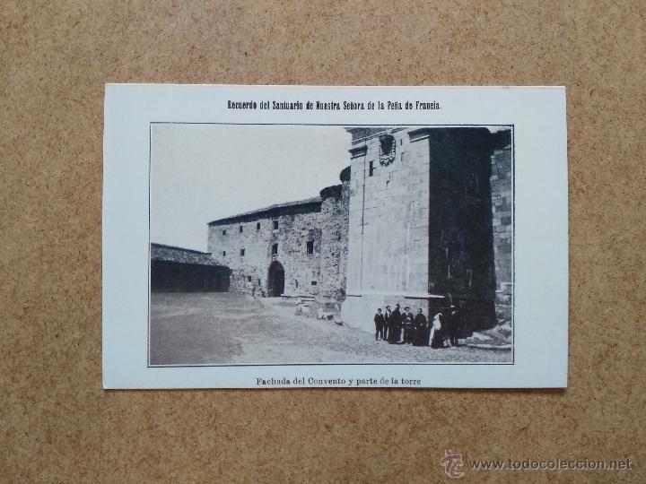 Postales: RECUERDO DEL SANTUARIO DE NUESTRA SE&Ntilde;ORA DE LA PE&Ntilde;A DE FRANCIA