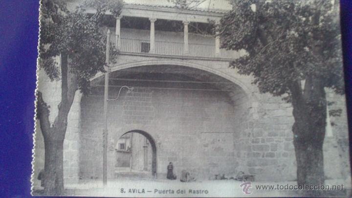 Postales: POSTAL DE AVILA, PUERTA DEL RASTRO - Foto 1