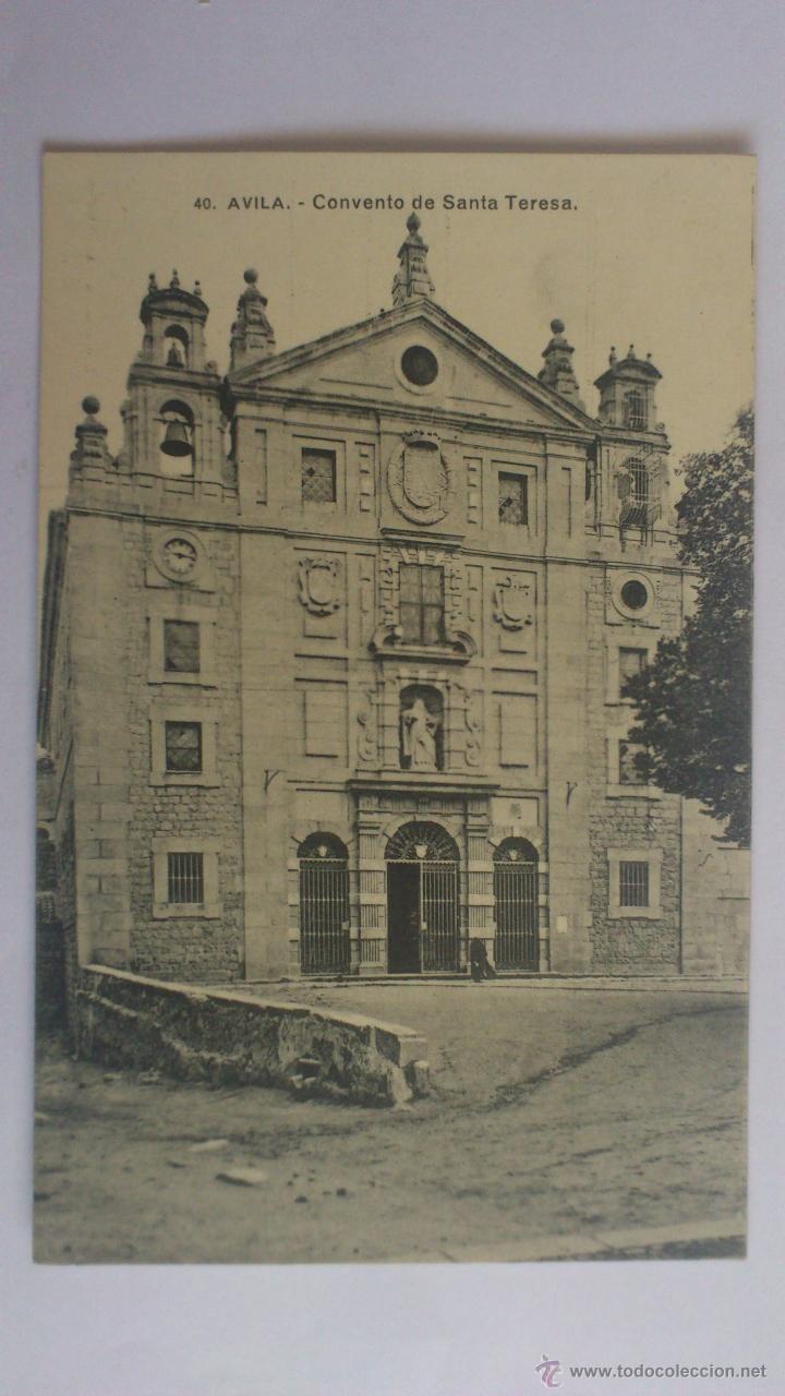 Postales: POSTAL AVILA  - CONVENTO DE SANTA TERESA