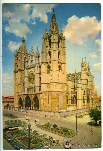 Postales: Le&oacute;n. Catedral. Ediciones Arribas Zaragoza. - Foto 1