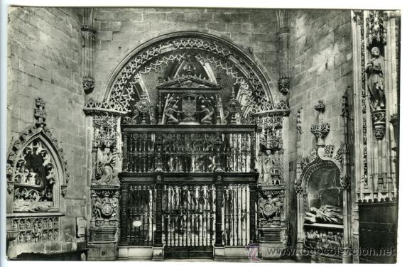 Postales: Postal de 9 x 14 cms. N&ordm; 108 Catedral. Capilla del Condestable. Verja. Heliotipia Art&iacute;stica Espa&ntilde;ola
