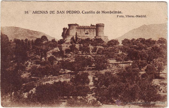 Postales: A-27  ARENAS DE SAN PEDRO. CASTILLO DE MONBELTR&Aacute;N