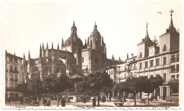 Postales: SEGOVIA PLAZA MAYOR