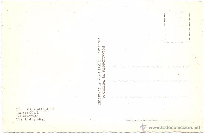 Postales: VALLADOLID UNIVERSIDAD - Foto 2