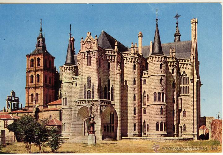 Postales: MAGNIFICA POSTAL PALACIO EPISCOPAL DE ASTORGA   (LEON)