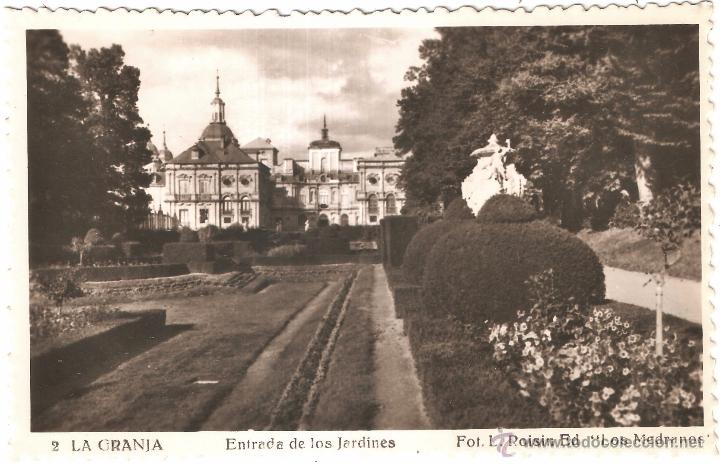 Postales: SEGOVIA LA GRANJA PASEO DE LOS JARDINES