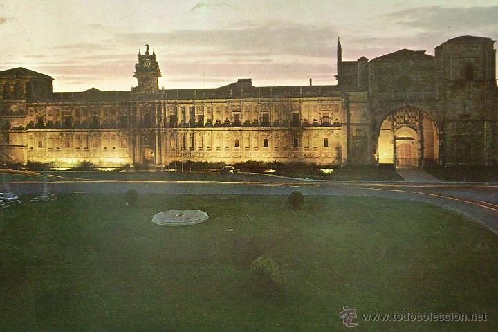 Postales: POSTAL, LEON, HOSTAL SAN MARCOS , NOCTURNA, SIN CIRCULAR