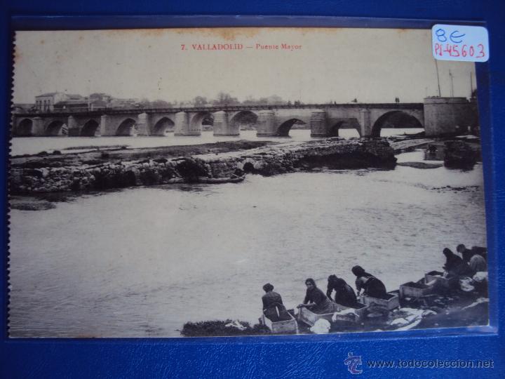 Postales: (PS-47603)POSTAL DE VALLADOLID-PUENTE MAYOR.LAVANDERAS
