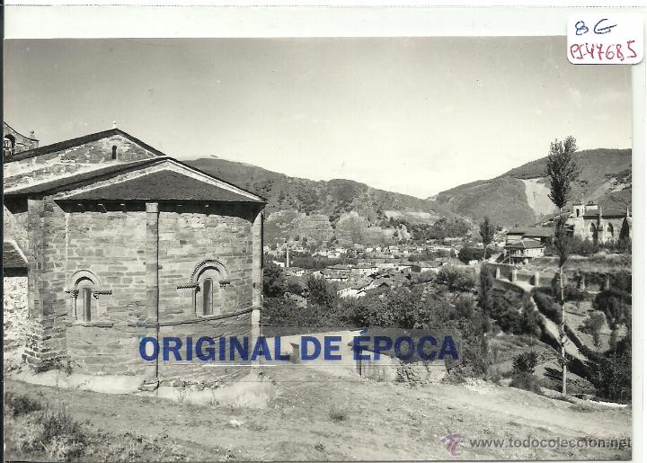 Postales: (PS-47685)POSTAL DE VILLAFRANCA DEL BIERZO-ABSIDE DE SANTIAGO,AL FONDO SAN FRANCISCO
