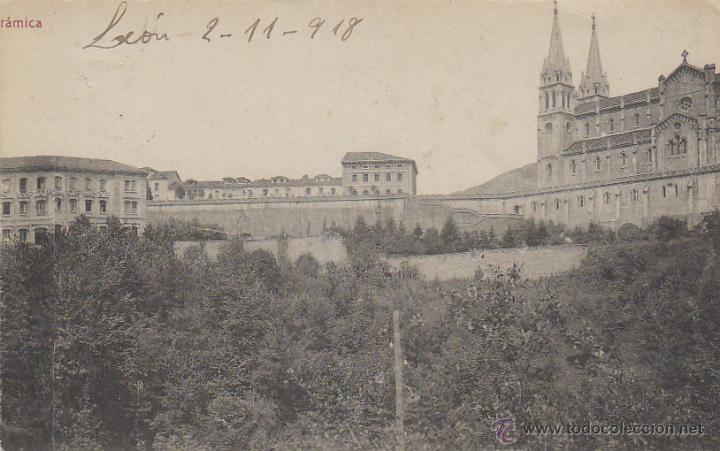 Postales: LEON, PANORAMICA, ESCRITA EN 1918 - Foto 1