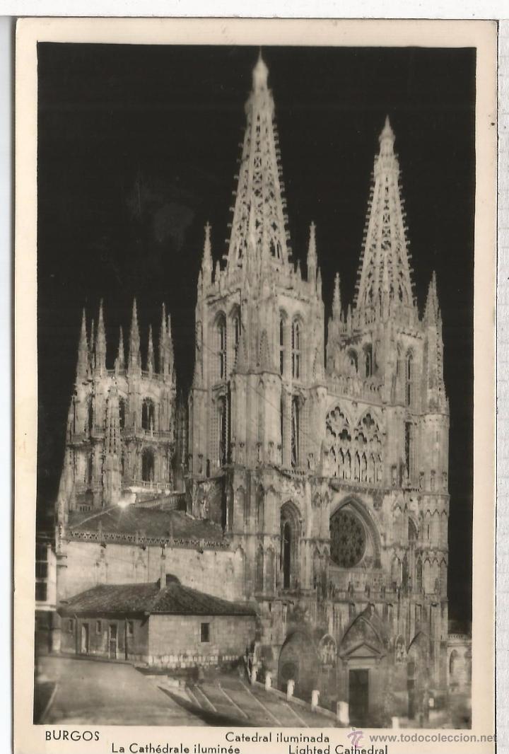 Postales: BURGOS CATEDRAL ESCRITA - Foto 1